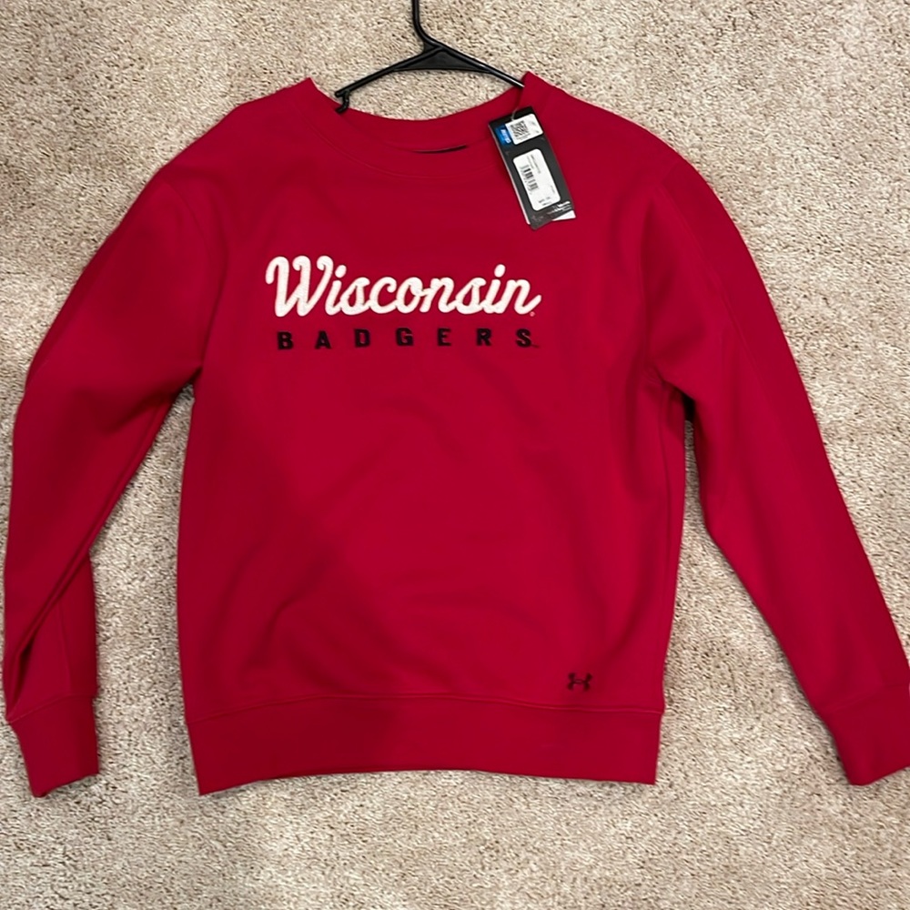 Badgers sweatshirt under armor